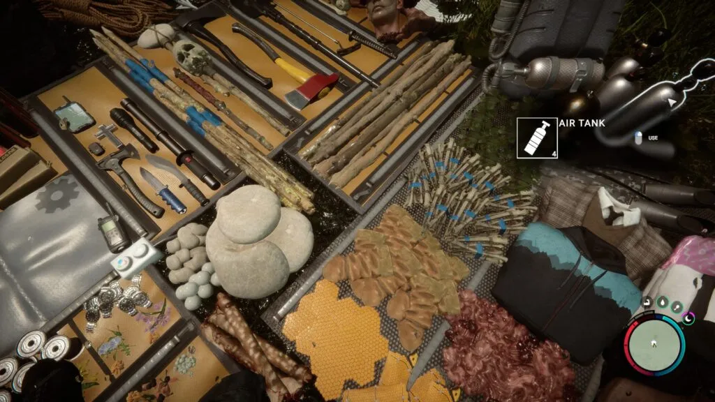 Inventory with Air Tanks