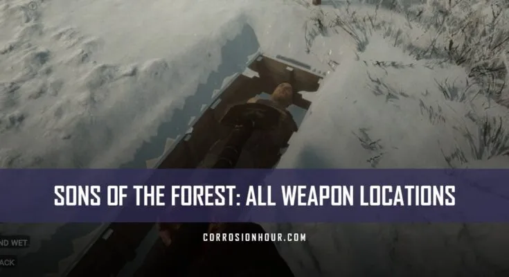 All weapon and gun locations in Suns of the Forest