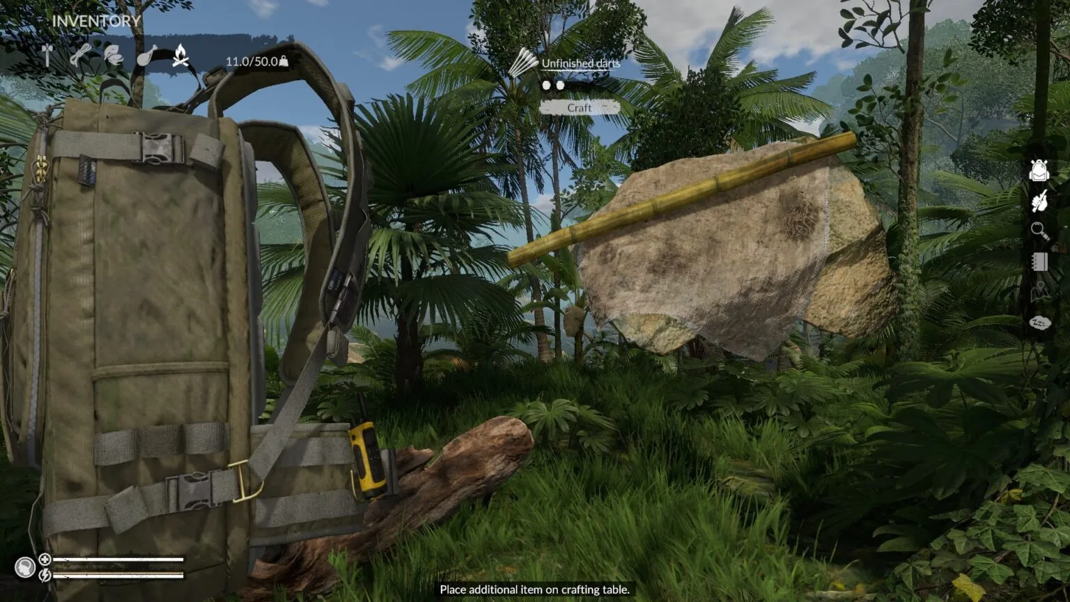 Green Hell How to Craft a Bamboo Blowpipe (Blowgun) (Blowgun)