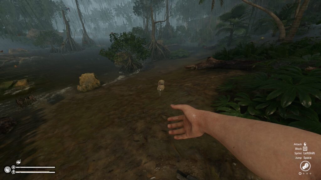 Throwing the Bone Knife in Green Hell