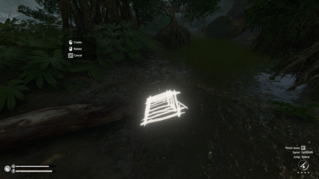 Placing Indicator for the Cage Trap in Green Hell