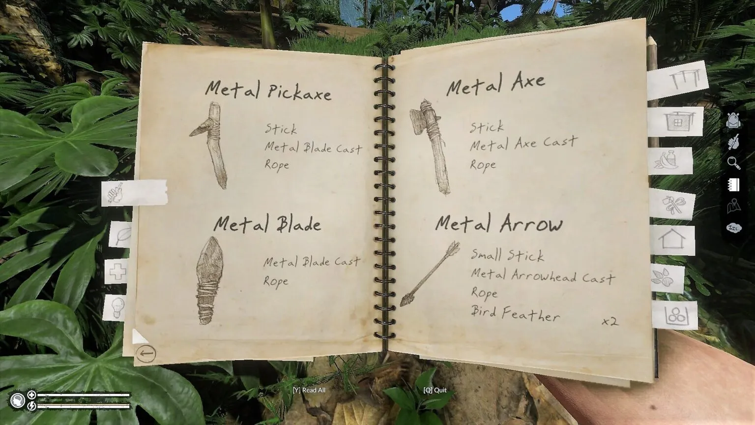 Green Hell How to Craft a Metal Axe