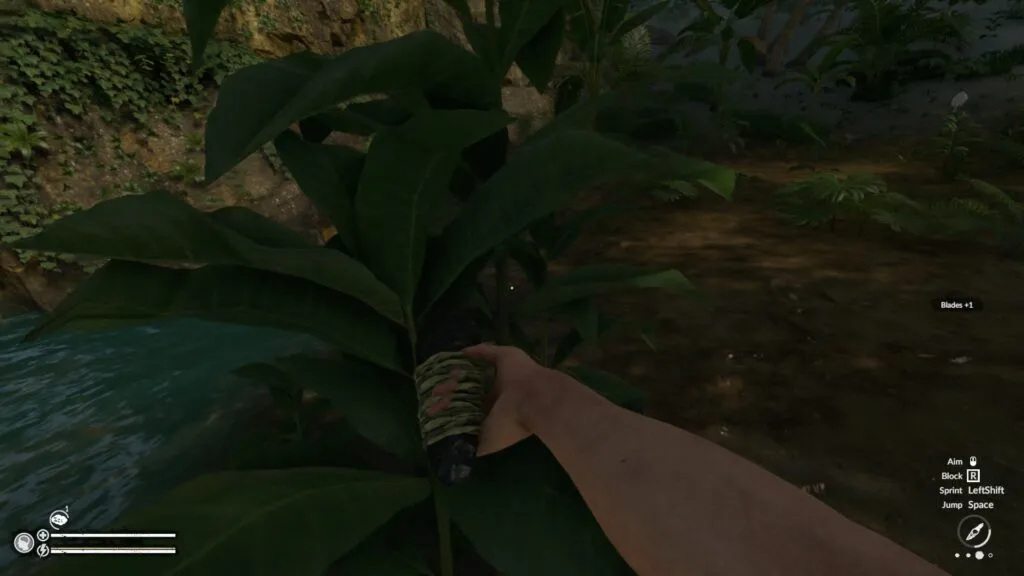 Harvesting Herbs with the Obsidian Blade in Green Hell