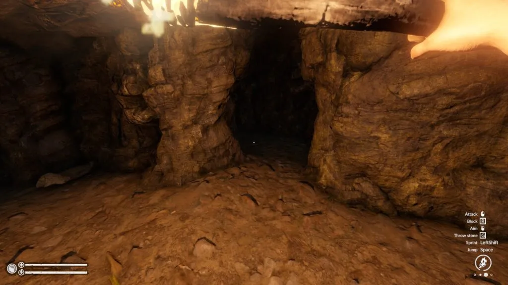 Holding a Standard Torch in Green Hell