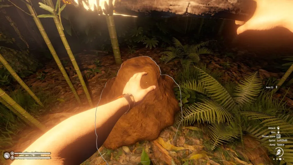 Holding a Burning Torch While Inspecting