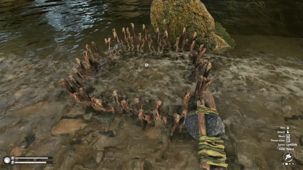Stick Fish Traps in Green Hell
