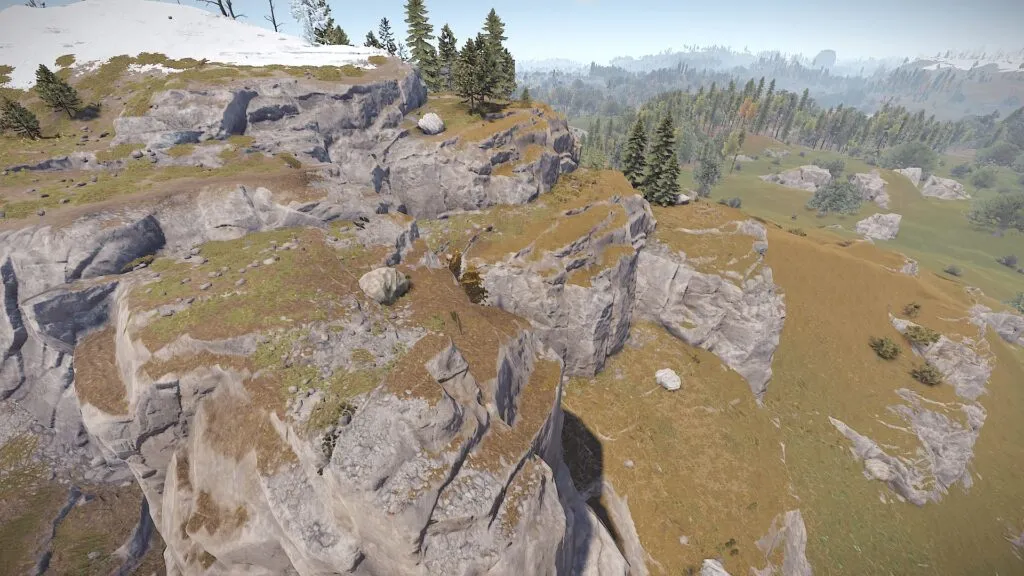 Cliffside Base Locations in RUST