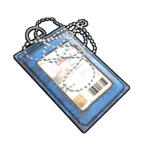 RUST Blue ID Tag