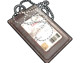RUST Gray ID Tag