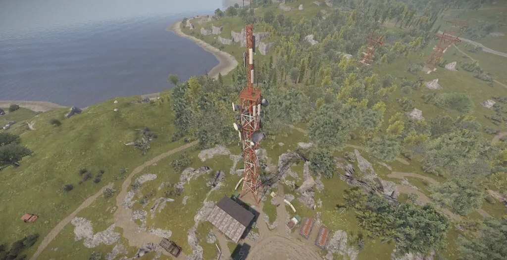 Large Communications Tower