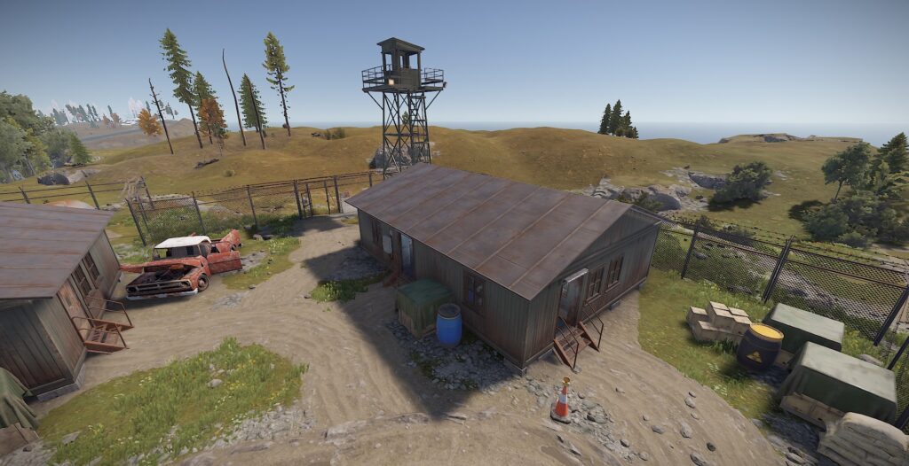 Red Truck Building & Guard Tower