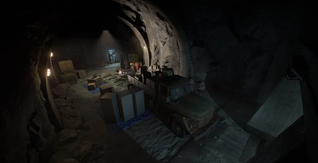 Overhead of the Truck and Bay