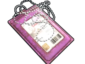 RUST Pink ID Tag