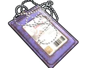 RUST Purple ID Tag