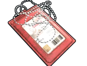 RUST Red ID Tag