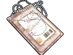 RUST White ID Tag