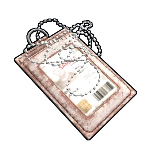 image of rust item White ID Tag