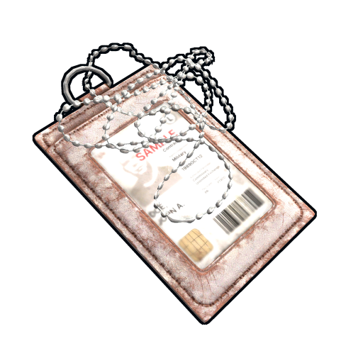 image of rust item White ID Tag