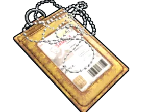 RUST Yellow ID Tag