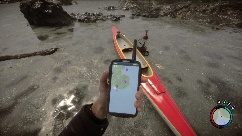 The Kayak with the Camouflage Suit