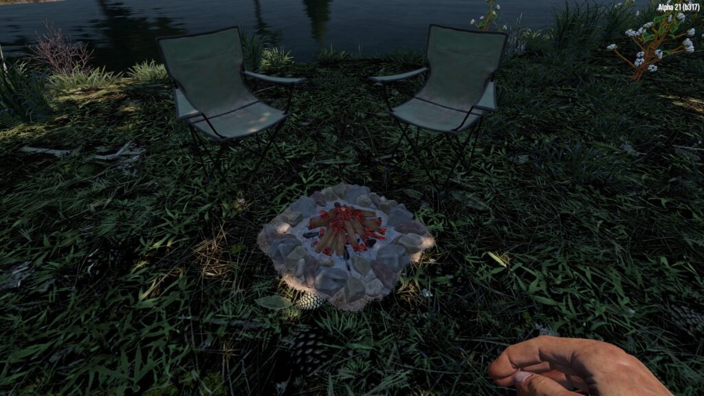 Campfire Without Upgrades in 7 Days to Die