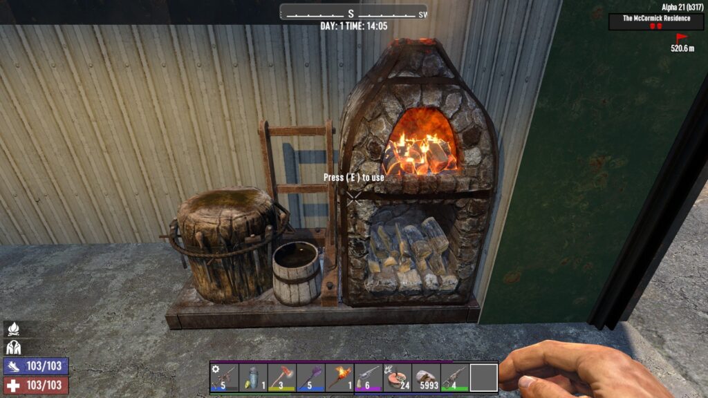 Forge Without Upgrades in 7 Days to Die