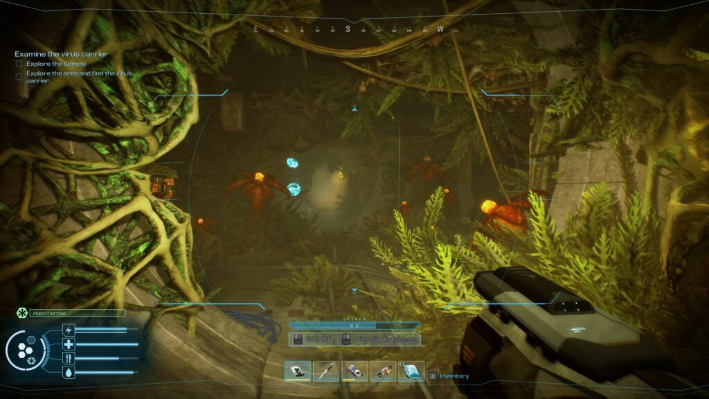 Traversing Through Flora in Forever Skies
