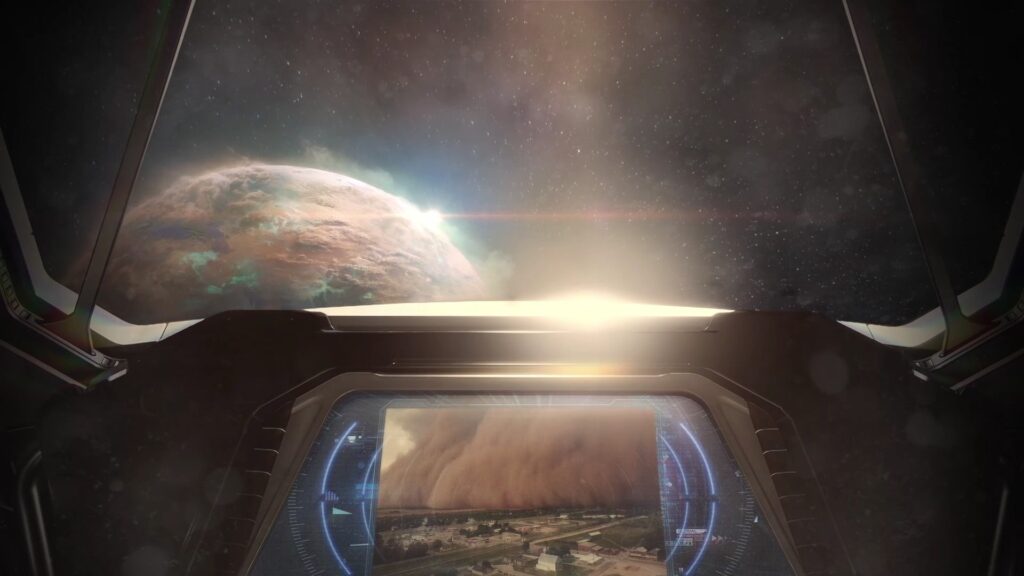 Remotely Monitoring a Dust Cloud