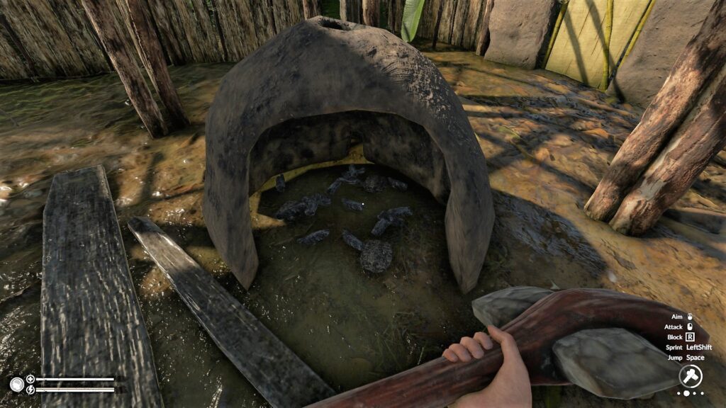 Harvesting Charcoal in Green Hell