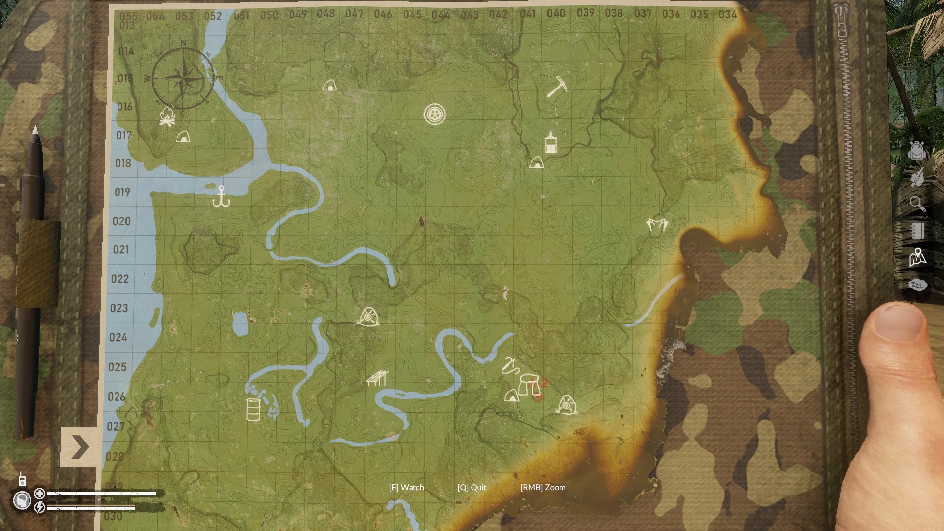 Green Hell How to Find the Grappling - Green Hell Grappling Hook Extramap Markers