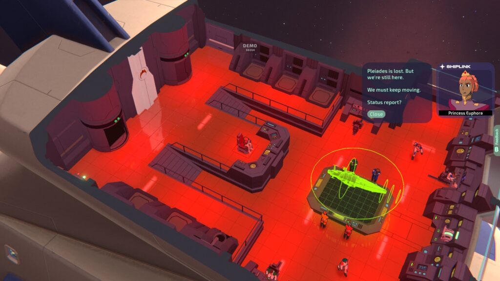 In-Game Screen of Jumplight Odyssey