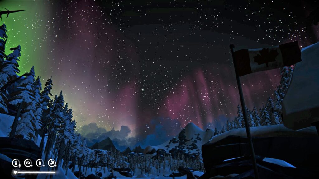 Staring into an Aurora in The Long Dark