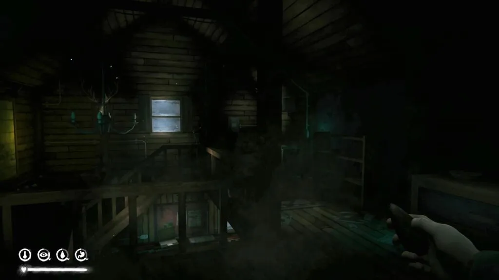 Inside a Cabin in The Long Dark