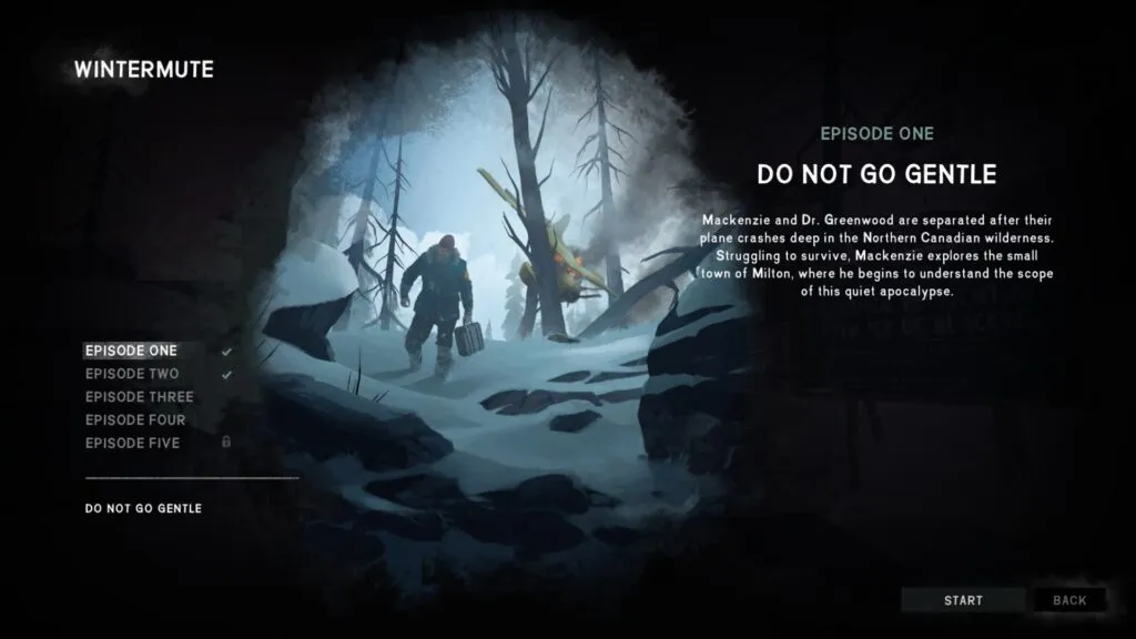 Episode One of The Long Dark