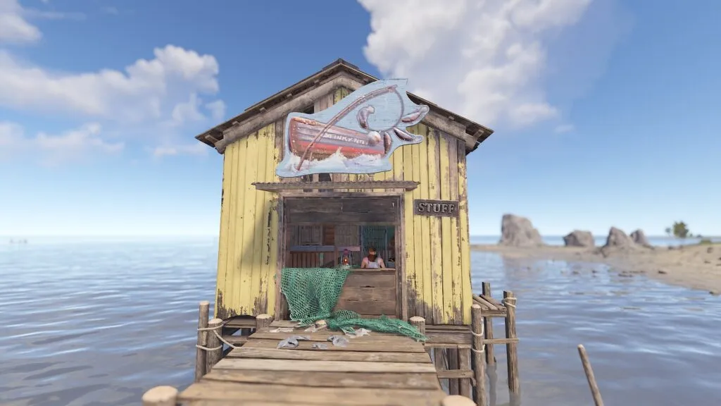 Small Fishing Village 2 Fishing Equipment Vendor