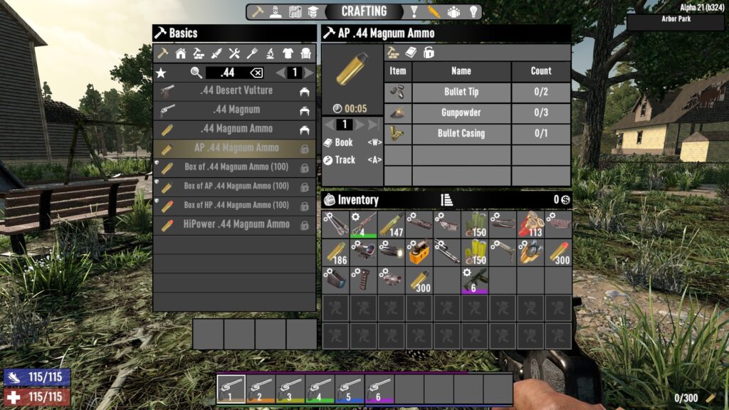 AP .44 Magnum Ammo Crafting Recipe in 7 Days to Die