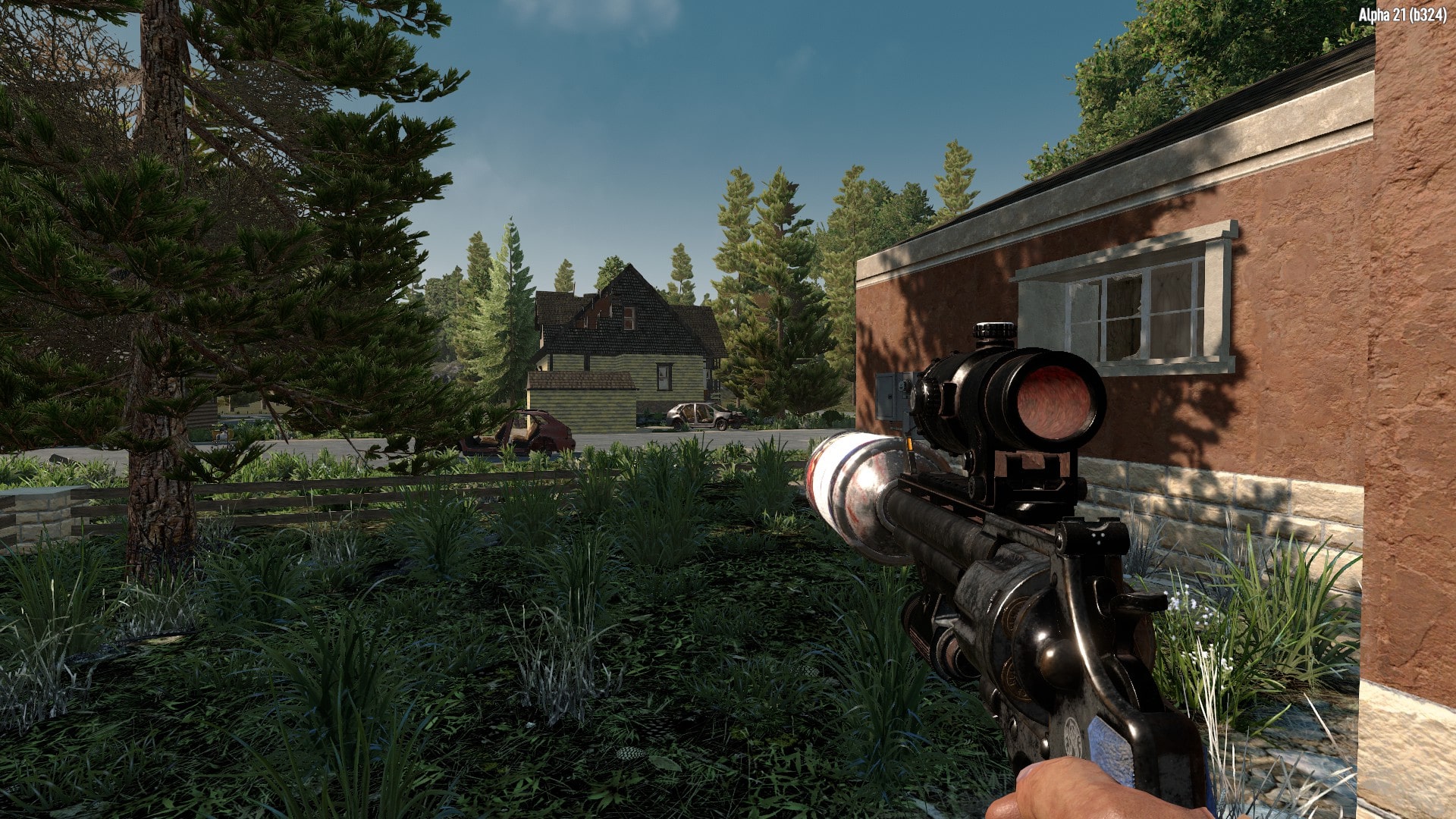 Wielding a .44 Magnum in 7 Days to Die