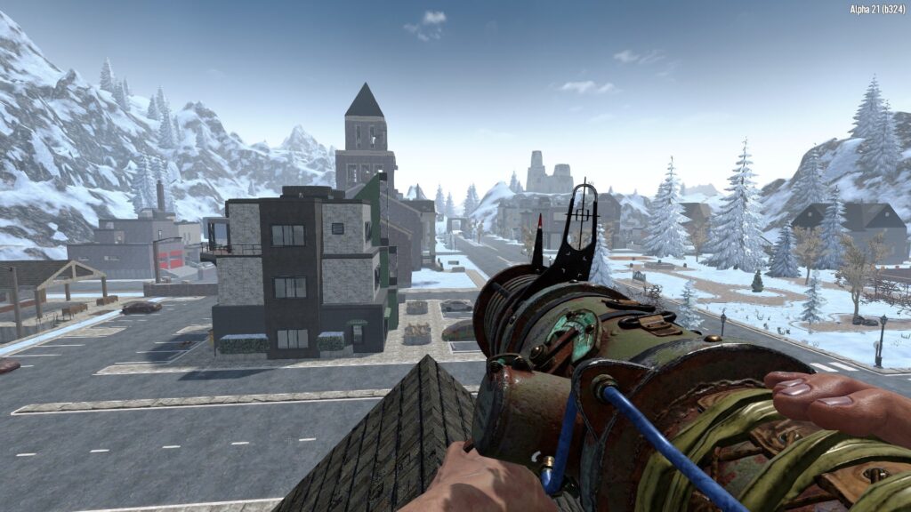 Wielding a Rocket Launcher in 7 Days to Die