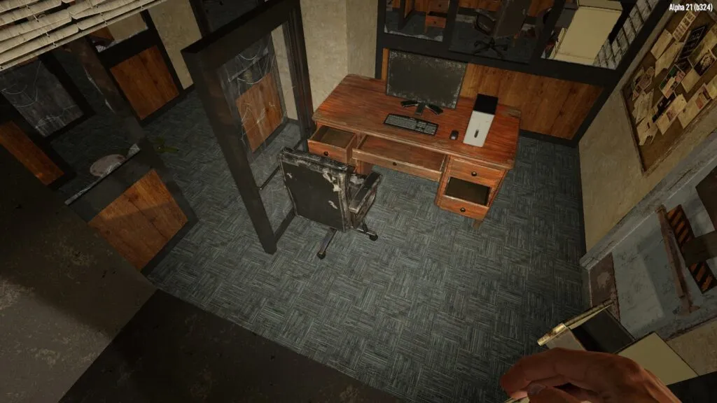 Grabbing Leather Chairs From an Office for Leather in 7 Days to Die