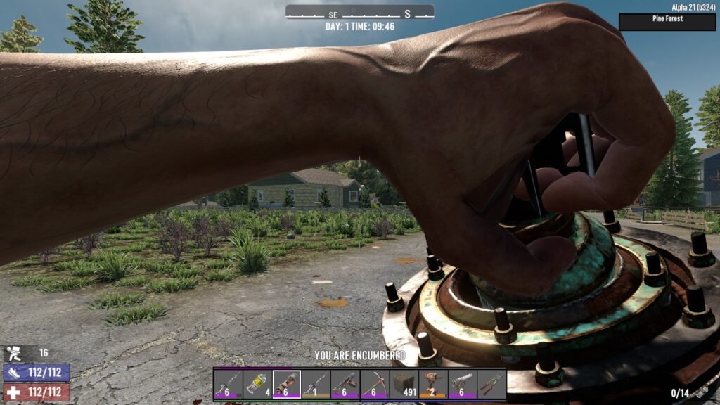 Reloading the Rocket Launcher in 7 Days to Die