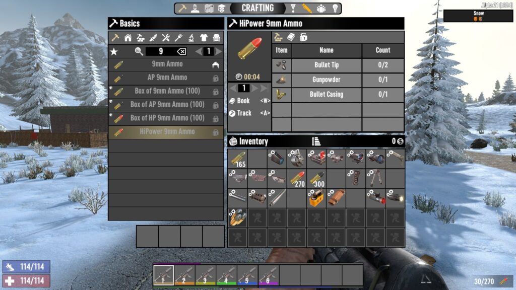 HiPower 9mm Ammo Crafting Recipe in 7 Days to Die