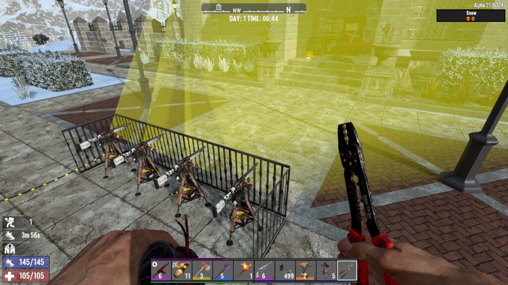 Wiring Electricity to the Shotgun Auto Turrets in 7 Days to Die