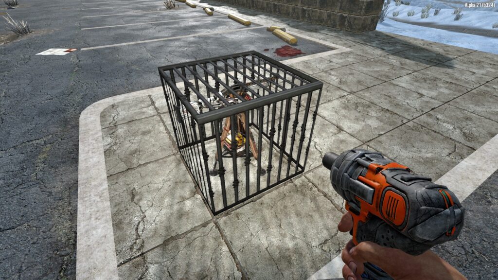 Use Cages to Prevent Enemies from Damaging the Turret