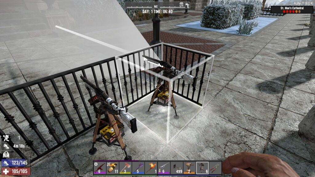 Vision Cones for Shotgun Auto Turrets