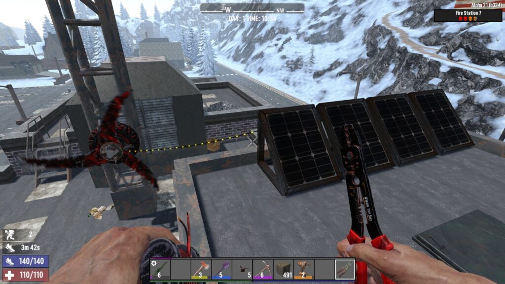 Powering a Blade Trap