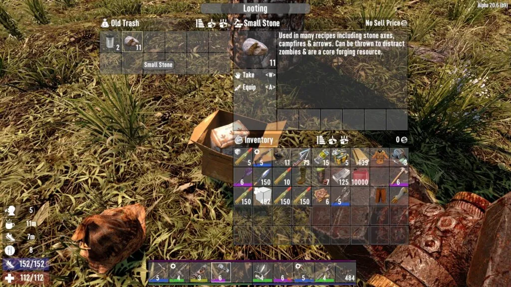 Scavenging Through Old Trash in 7 Days to Die