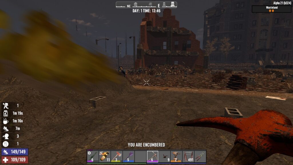 Dodging a Spit Attack in 7 Days to Die