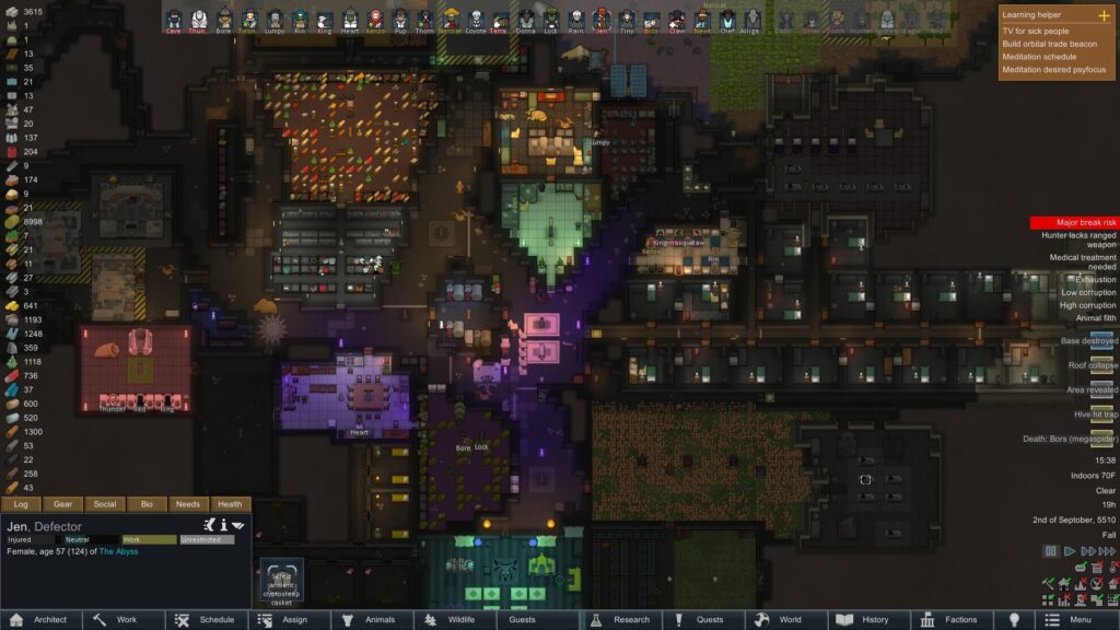 A Thriving and Successful Colony in RimWorld
