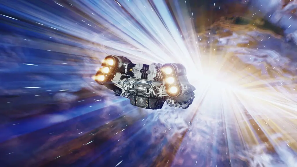Spaceship Traveling at Lightspeed