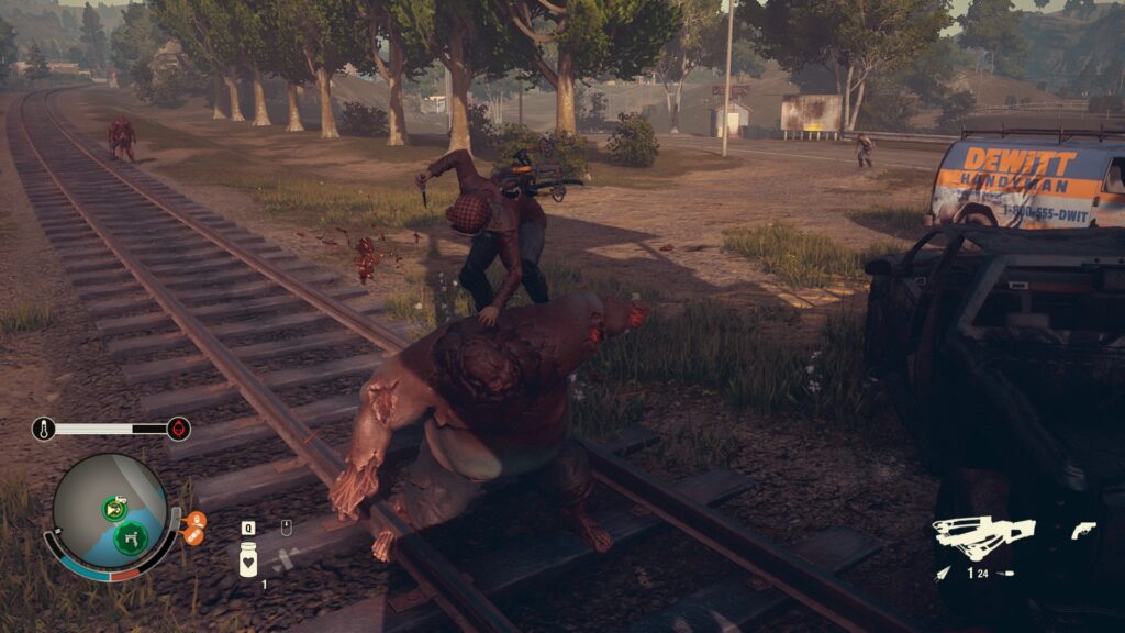 Taking Down a Juggernaut Zombie